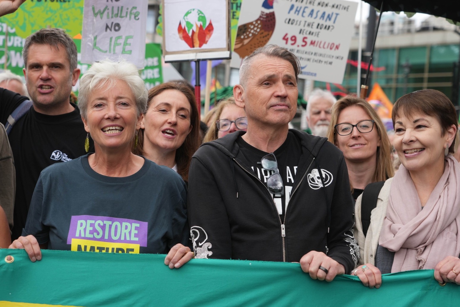 Dame Emma Thompson join ‘restore nature’ march 