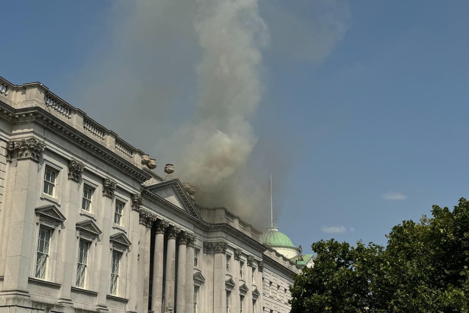 Somerset House to begin ‘phased reopening’ following fire 