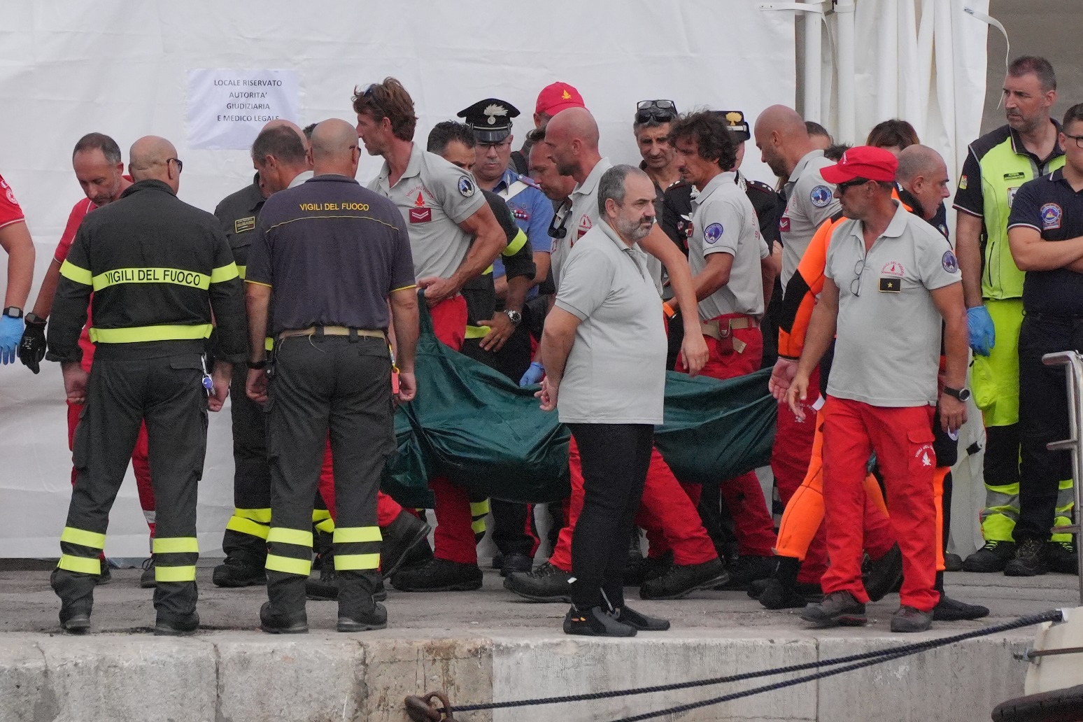 Two more bodies found on sunken luxury yacht off coast of Sicily, reports say 