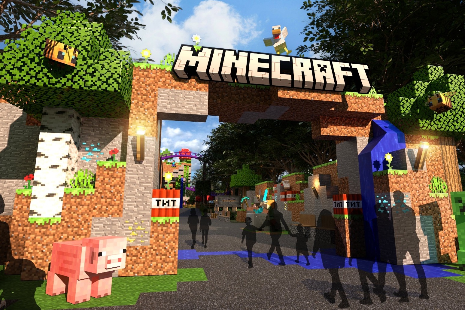 Minecraft to become UK real-life destination in deal with Merlin