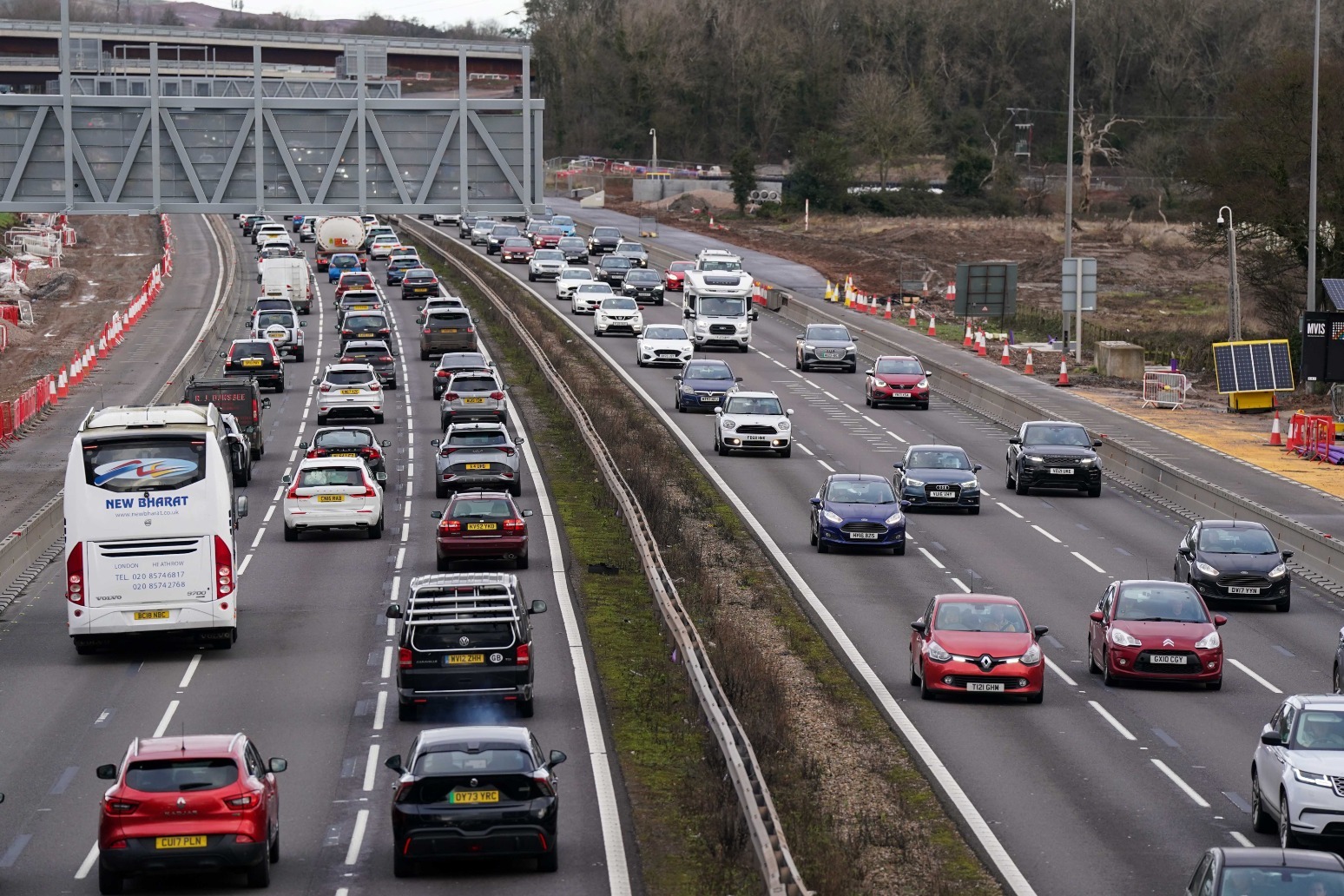 Drivers urged to ‘be patient’ as millions begin Christmas getaway