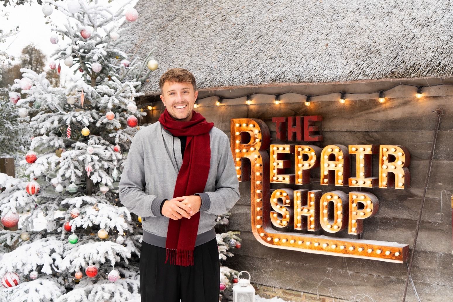 Roman Kemp says visiting The Repair Shop for Christmas show ‘really special’