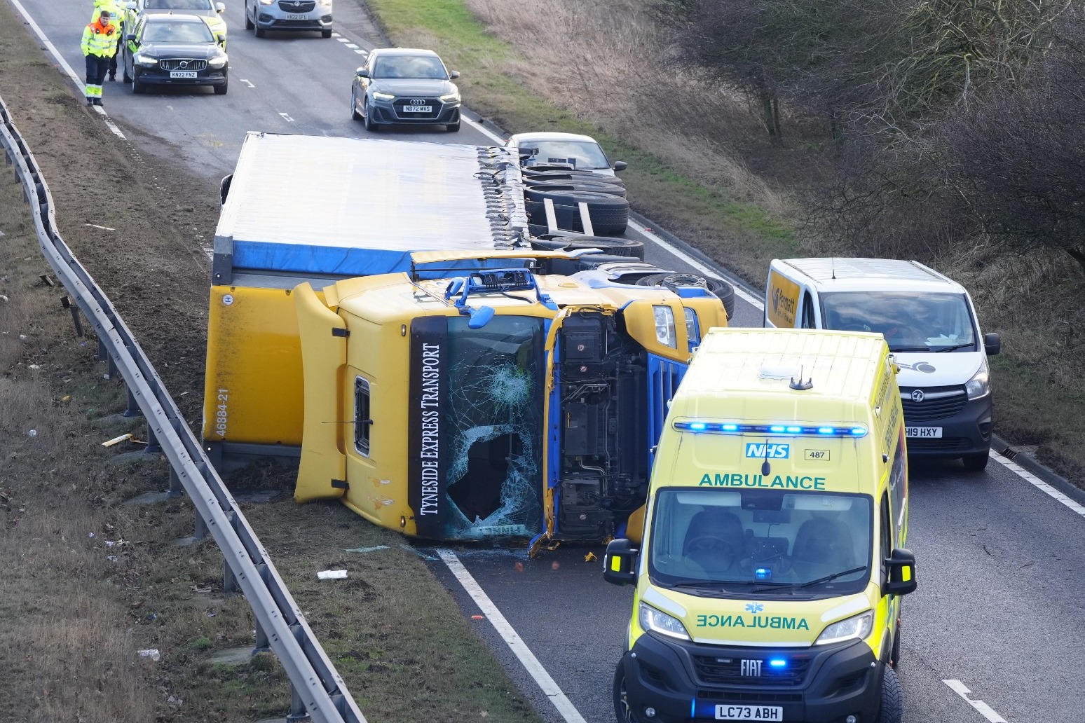 Millions urged to stay home as record-breaking Storm Eowyn brings disruption 